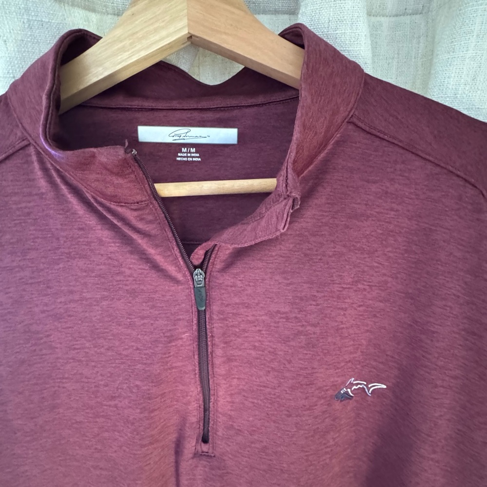 Maroon Quarter-Zip Pullover